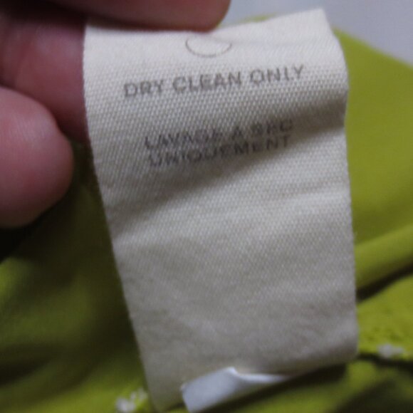 FOSSIL womens DRESS cream GREEN boho MINI sleeveless SIZE 8 - Picture 8 of 9